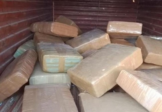 Dry Cannabis Worth Rs. 20 Lakhs Seized by Mungiakami Police Dry Cannabis Worth Rs. 20 Lakhs Seized by Mungiakami Police